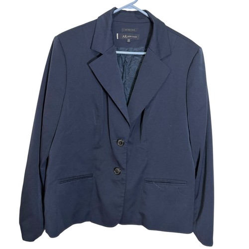 Blazer anne klein 18w - blazer, navy