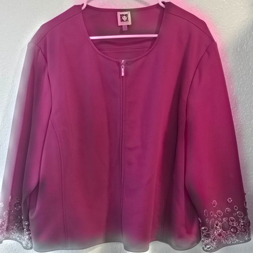 Anne klein giacca magenta - klein,